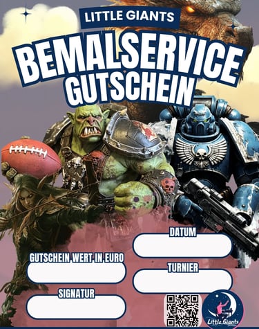 Referenz Bild von Flyer für Bemalservice Gutschein