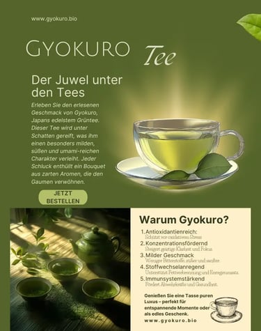 Referenz Bild von Flyer für Grünen Tee