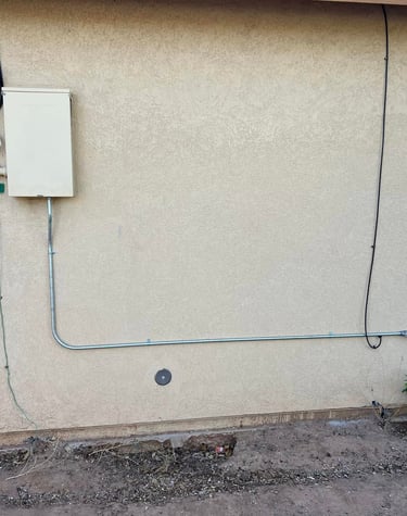 conduit electrical run