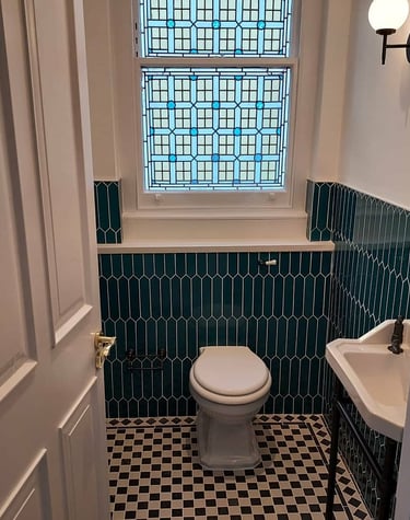 After bathroom renovation