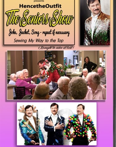 HencetheOutfit - The Seniors Show dvd package front cover design