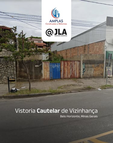vistoria cautelar de vizinhança feita por nós em belo horizonte