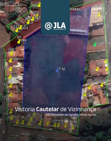 vistoria cautelar de vizinhança feita por nós em são sebastião do paraíso