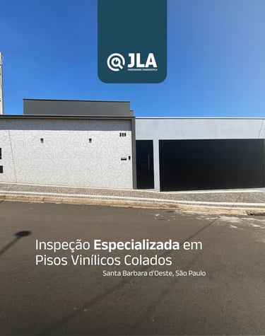 inspeção em piso vinílico de uma perícia em santa barbara d'oeste