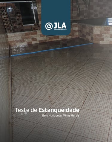teste de estanqueidade feito por nós em belo horizonte