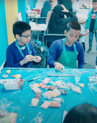 Children engaging in fun learning activities at Excel Tutors