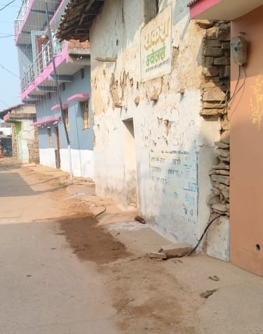 old wall of house