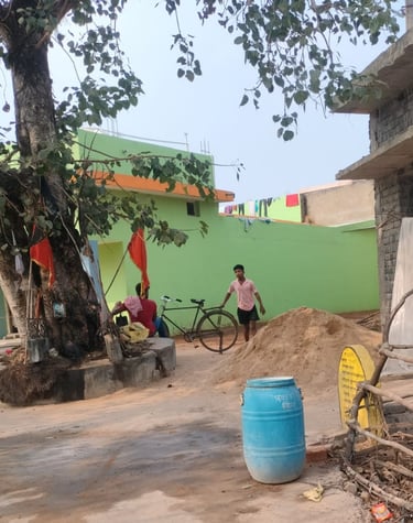 boy with cycle