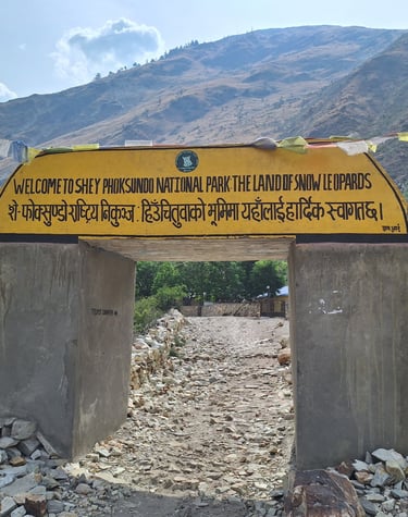 porte d'entrée du parc national 