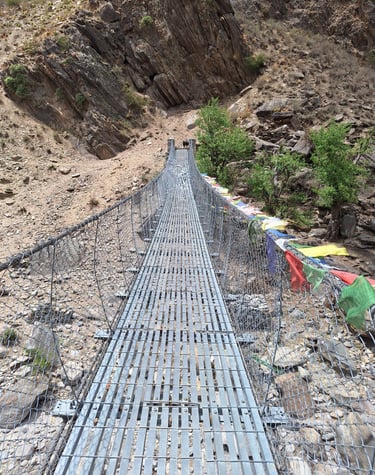 pont suspendu - dolpo
