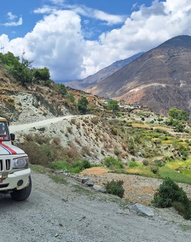 Départ du trek Phoksundo
