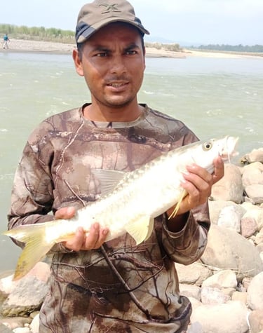 responsible fishing in Bardia National Park