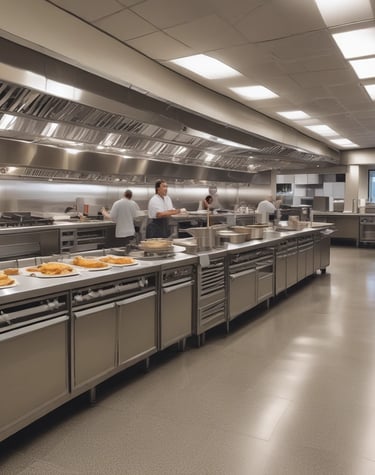 cozinha de restaurante