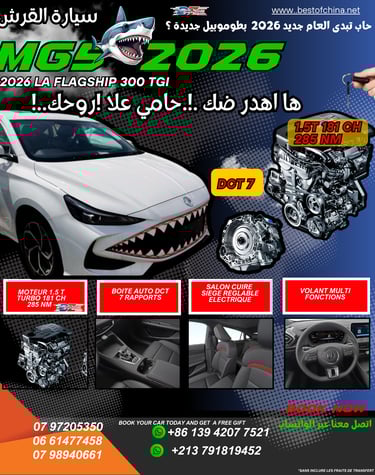 mg5 boitte de vitesse auto dct moteur 300TGI 