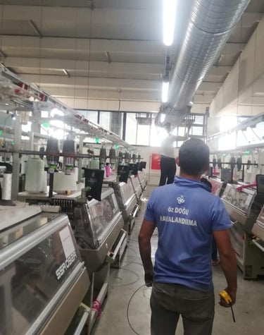 Öz Doğu Havalandırma Batman tekstil fabrikaları