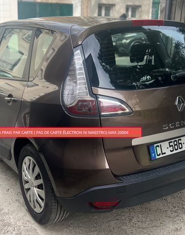 Voiture d’occasion Renault Scénic marron – vente véhicule occasion sans frais cachés ExelAutos Vince
