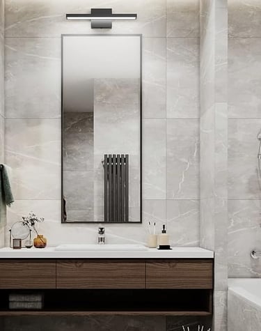 Lampara para el espejo del baño
