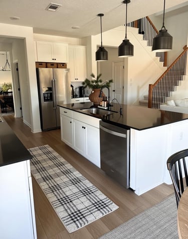 Spotless modern kitchen after residential cleaning service in Denver