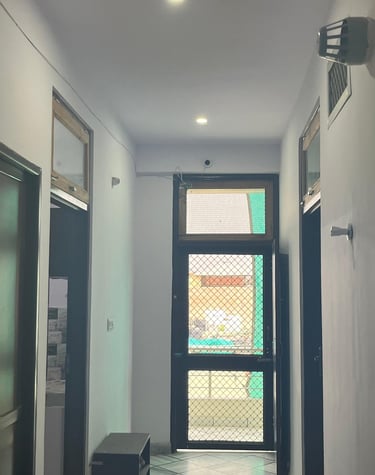 Spacious corridor at Siyash Luxury Girls PG Pratap Nagar Jaipur