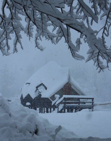 Increíble Domo nevado en el Cajón del Maipo