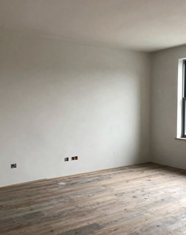 Technician carefully applying foam treatment to a delicate area rug.