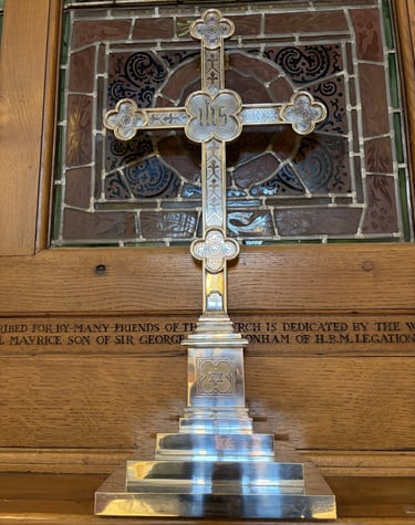 Ponder upon what happened here! As you survey The wondorous cross!