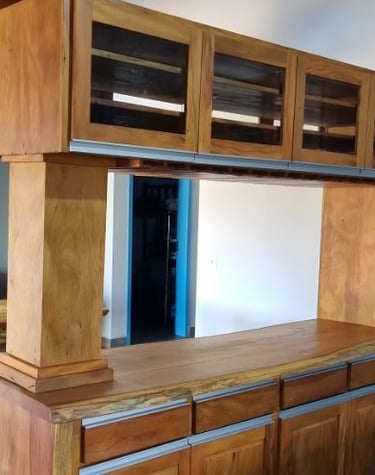 Balcão Cozinha Planejada Madeira Maciça