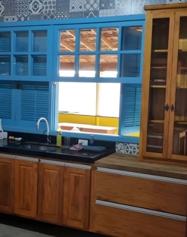 Cozinha Planejada Madeira Maciça