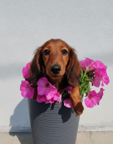 bassotto pelo lungo kaninchen Mesola Ferrara emilia romagna