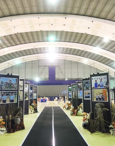 sewa partisi panel foto