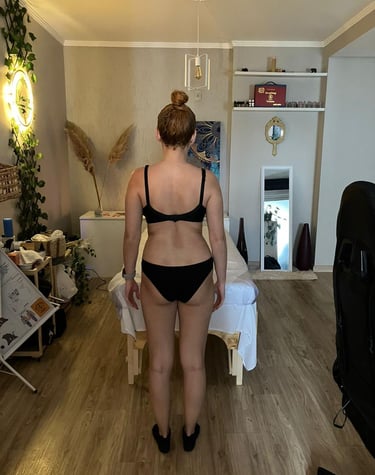 antes da quiropraxia