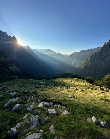 Early morning in High Valmasino