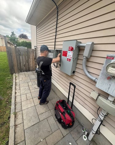 Electrical panel upgrade completed by XBOCT (XB) Electric in Toronto home