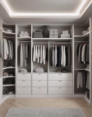 Elegant gypsum ceiling with decorative details.