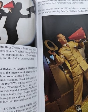 Vintage jazz band American zelda magazine