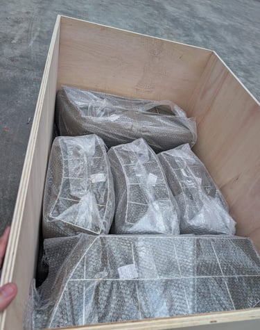 Complete Demister and Wet-filter scrubber for Inert Gas Generator ready for shipment
