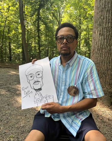 Live caricature drawing