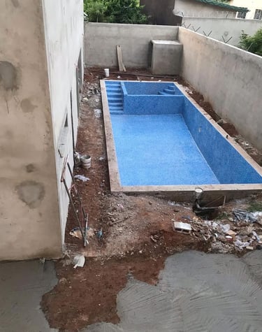 construction d une piscine personnels