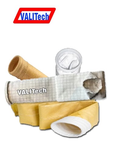 bag filter dust collector collect dust or solid particles from exhaust gases in industrial processes