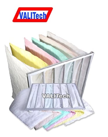 pocket filter bag or pocket filters, are used in HVAC applications as final filters in industrial