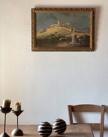 a table with candles and candles on it