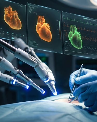 a person in a surgical device in a hospital