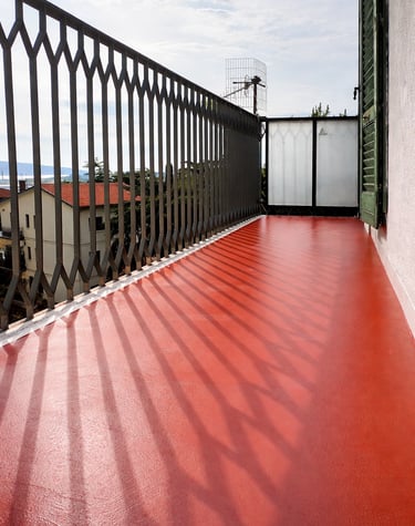 Balcone in resina Resine Mongiardo