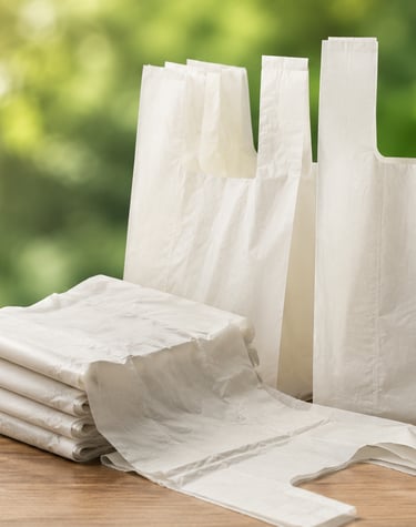 Bio-Degradable Carry Bags eco friendly plastic alternative bags supplier in Indore for sustainable packaging use