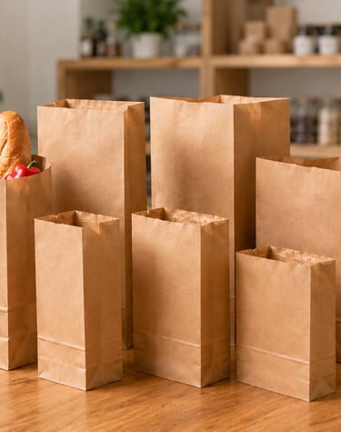Paper Bags (खाखी पेपर बैग) eco-friendly carry bags supplier in Indore – NEW GURUNANAK PLASTIC & PACKAGING