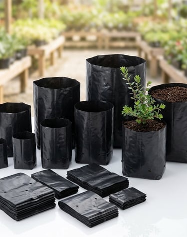 Plant nursery using plastic nursery bags in agriculture Indore – NEW GURUNANAK PLASTIC & PACKAGING