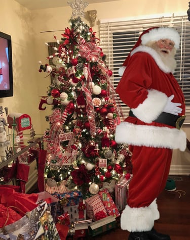 Kaledu senelio vizitas vilniuje