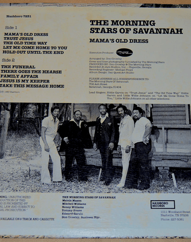 Morning Stars of Savannah gospel group