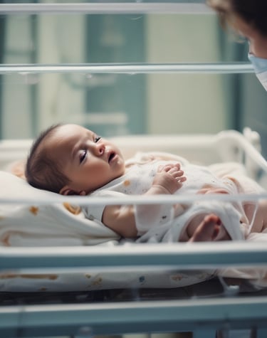A compassionate attorney discussing case details with a client in a bright Hawaiian office.