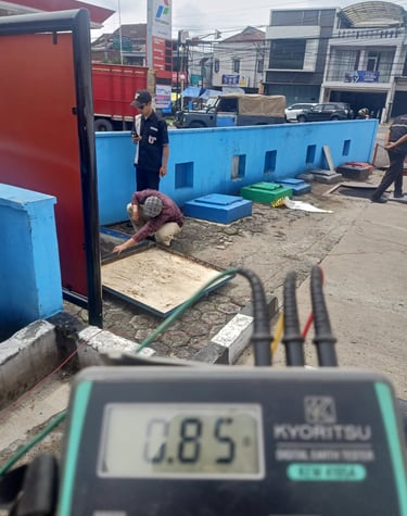 Alat ukur Grounding SPBU